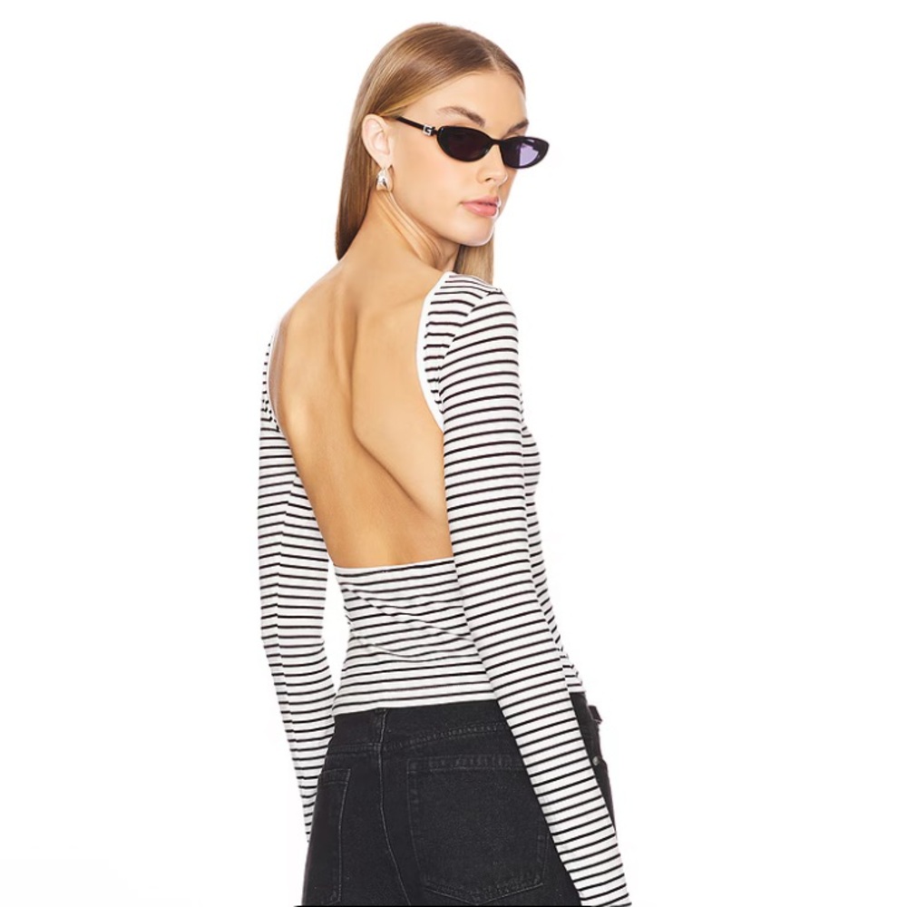 ALL THE WAYS Skyler Top in White & Black